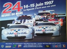 Affiche 24h mans 1997 - affiche,