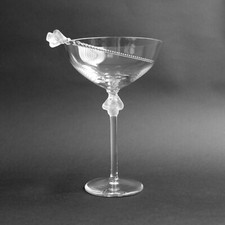 1/2 -Coupe à Champagne - Marc Lalique - Roxane - 1990's - Lalique Glass