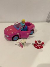 Ensemble Univers Polly Pocket – Voiture, Figurine & Chatte – 2006