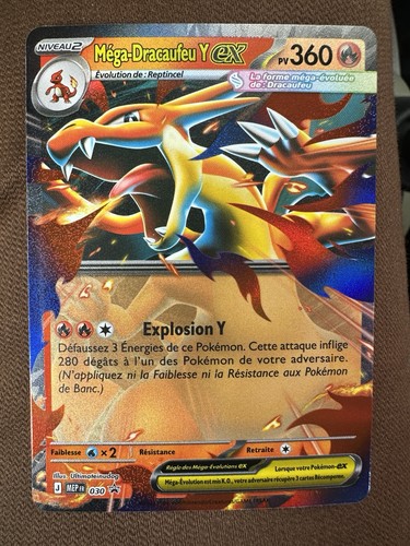 Carte pokemon mega dracaufeu - pokemon, mega-dracaufeu