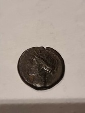 Pièce De Monnaie Grèque Tête De Tanit A Gauche, Et Tête De Cheval À Droite