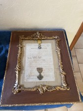 Tableau médailles militaires, diplôme mort pour la France 