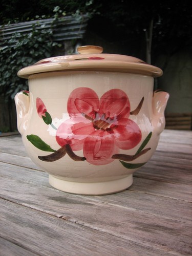 Ancienne poubelle table - poubelle,