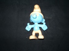 PEYO . LE SCHTROUMPF . FIGURINE POUET VINYLE . ANNEE 60' . DUPUIS / SPIROU .