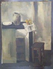 Philippe Cara Costea Nature morte à la cheminée Roumain Carabal Grande Chaumière