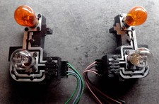 2 Kit platine porte ampoules feu Gauche et Droit principal Laguna 2 phase 1