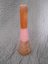 Ancienne bobine tissage bois - ancienne,