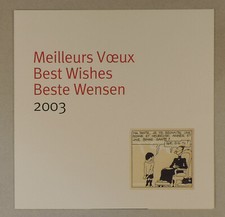 Carte de Voeux Herge 2003