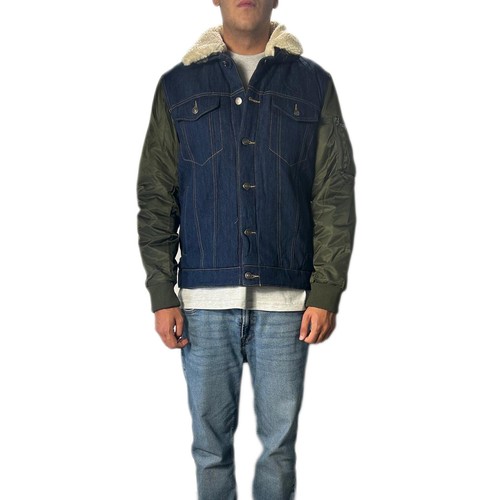Gilet homme jean col de - en,