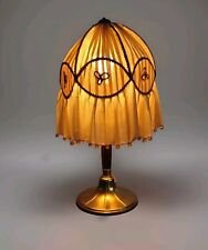 Lampe Art-déco/Art nouveau WMF j abat jour soie perlé/ poinçon/dlg Paul FOLLOT
