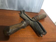 RARE!!! ANCIEN MOULE A CUILLÈRE EN BRONZE, MANCHE BOIS " PAUL LEGRAND SOURDEVAL