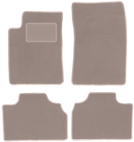 Tapis sol velours beige - tapis,