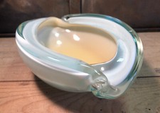 Coupelle Vide Poche Verre De Murano L 19,5 Cm