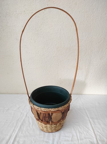 Panier cache pot osier - pot, 17