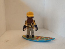 Playmobil  skieur avec  snowboardeur ski vacances  hiver