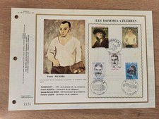 Picasso Rembrandt Bugatti Shaw Léger - FRANCE FEUILLET PHILATÉLIQUE CEF 185