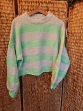 Pull Maille Bershka Rayé S/M