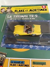 hachette 1/43 - Blake et Mortimer la triumph TR-2 N° 6 avec fascicule