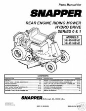 SNAPPER  RE rider hydro series