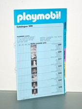 RARE ! PLAYMOBIL - CATALOGUE PRO 1991 - vintage - 1900 - western - trains - PLV