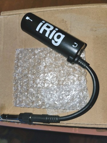 Guitar interface rig - guitar, i-rig