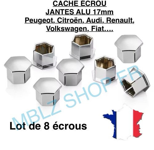 Capuchon cache écrou - Écrou, chrome