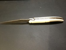 Couteau Laguiole 12 Cm Virgilio Munoz MOF defense de mamouth lame damas