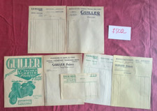N° 7502 / GUILLER  / lettres entête + prospectus scooter à moteur 4 temps