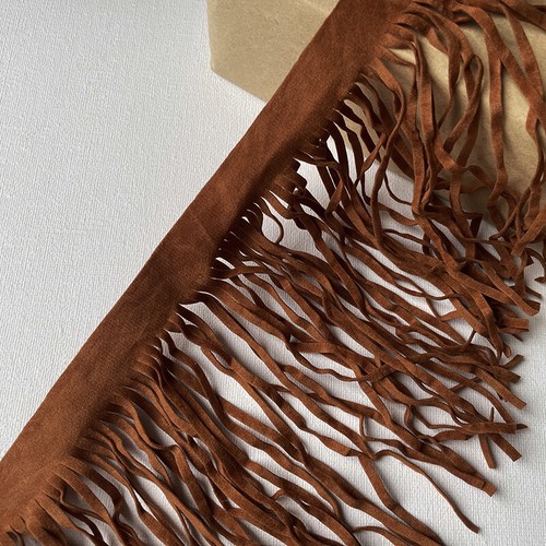 Simili cuir daim frange - daim, gland