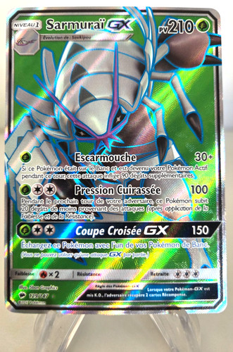 Carte pokémon sarmurai - carte, gx