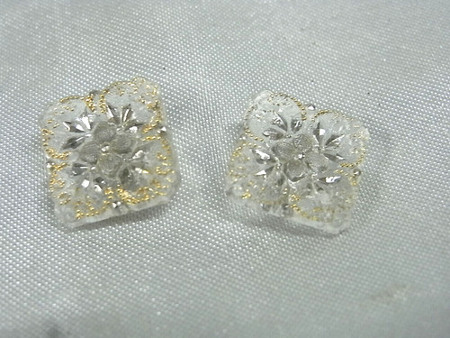Paire boutons cristal - paire,