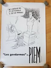 Affiche Gendarmerie - PIEM -