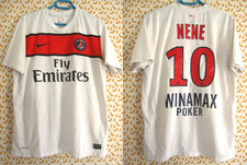 Maillot PSG Paris Saint Germain 2011 2012 Fly Emirates Nene #10 Nike vintage - L