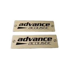 Logos / Badges métal ADVANCE ACOUSTIC