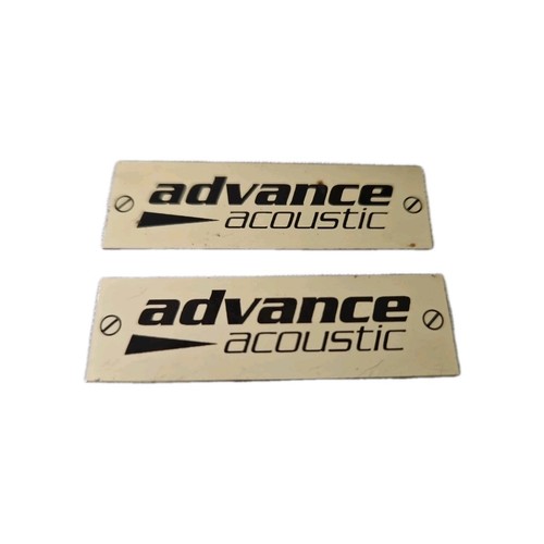 Logos badges métal advance - logos,