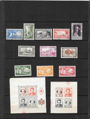 Timbres monaco 1949 - monaco,