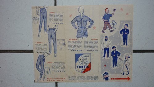 Herge tintin rare flyers - ,