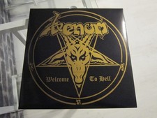 Vinyle 33T LP Venom - Welcome to Hell. 2003 Italie. Vinyle Gold/Brown.