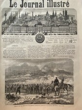 JOURNAL ILLUSTRE 1864 N° 2 COMBAT DANNOIS ET AUSTRO PRUSSIENS - VUE DE PARIS -