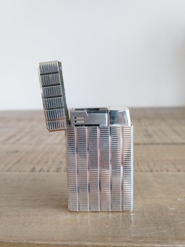 Briquet métal argenté - en,