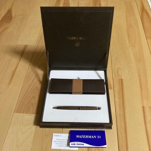 Stylo bille waterman marron - à,