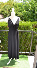 Robe femme empire noir taille xl maxi
