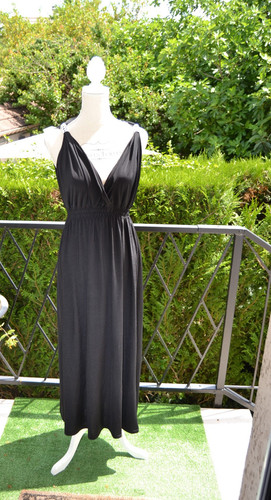Robe femme empire noir taille