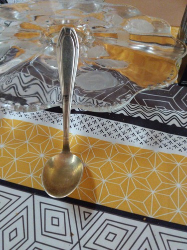 Cuillère sauce vintage - cuillère, à