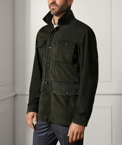 Veste cuir noir field - veste,
