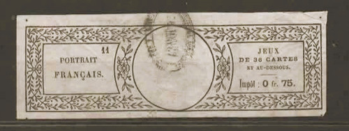 Fiscaux france cartes jouer - cartes, a