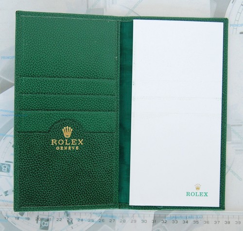 Rolex porte notes cuir - rolex, en