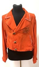 Veste soie orange neuf - en,