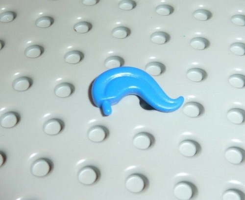 0lego minifig blue - blue, helmet