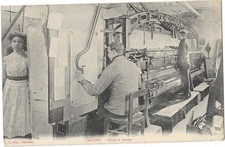 CAUDRY (59) usine tissage métier à broder gros plan